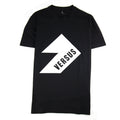 Versace Versus Printed Logo T Shirt Black
