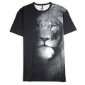 Versace Versus Lion Fade Crewneck T Shirt Black