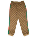 Gucci Gg Technical Jersey Track Bottoms Beige