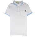 Versace Jeans Piquet Front Pocket Logo S/s Polo White