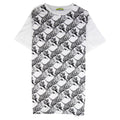 Versace Jeans All Over Tiger Print T Shirt White