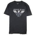 Armani Jeans Eagle Logo New York T Shirt Black