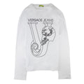 Versace Jeans Studs Tiger Logo T Shirt White
