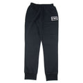 Emporio Armani Rubber Box Logo Trackpants Black