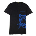 Versace Jeans Embroidered Lion Log T Shirt Black/blue