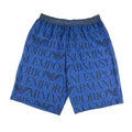 Emporio Armani All Over Print Bermuda Shorts Blue