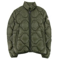 Moncler Saire Quilted Hooded Jacket Khaki
