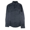Armani Jeans Fitted L/s Shirt Navy Blue