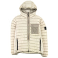 Stone Island Micro Yarn Down Padded Jacket Beige V0090