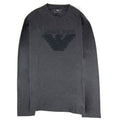 Armani Jeans Eagle Logo L/s T Shirt Grigio Grey