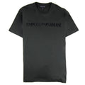 Emporio Armani Embossed Logo S/s T Shirt Black