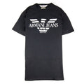 Armani Jeans Made In Italy Eagle Logo T Shirt Navy