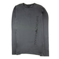Emporio Armani Side Logo L/s T Shirt Charcoal