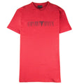 Emporio Armani 3d Effect Logo T Shirt Rosso Red