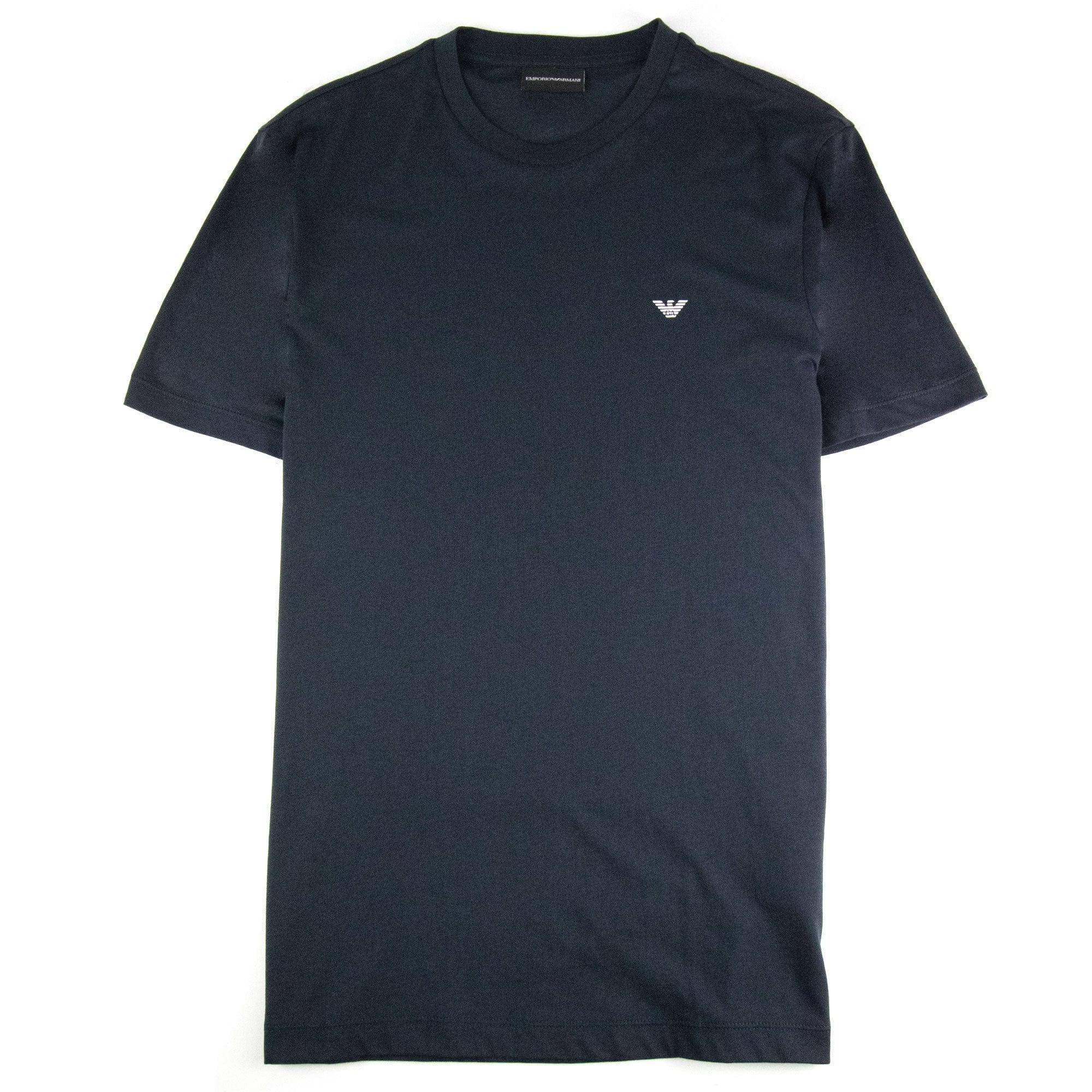 Emporio Armani Eagle Small Logo T Shirt Navy