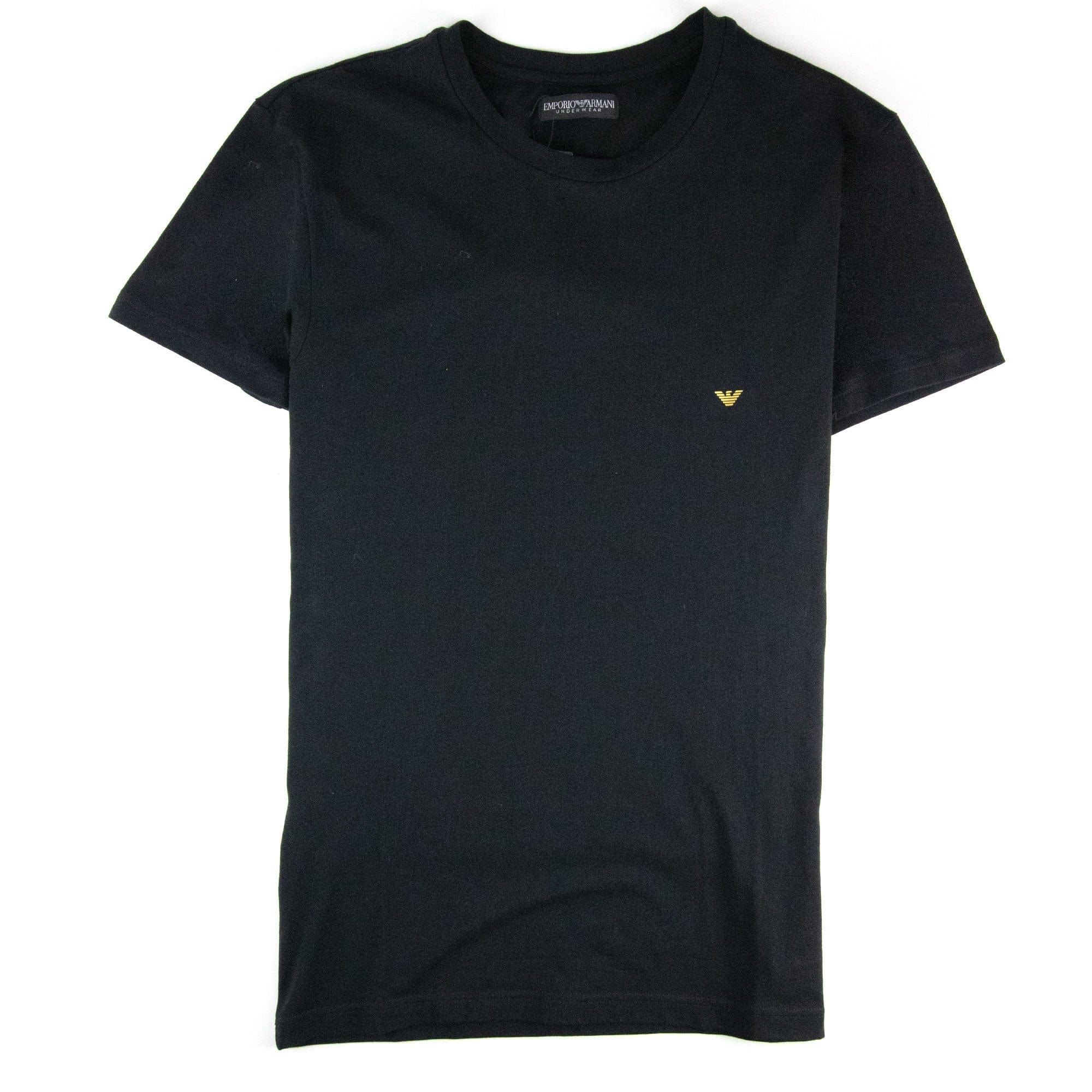 Emporio Armani Ealge Y Logo S/s T Shirt Black