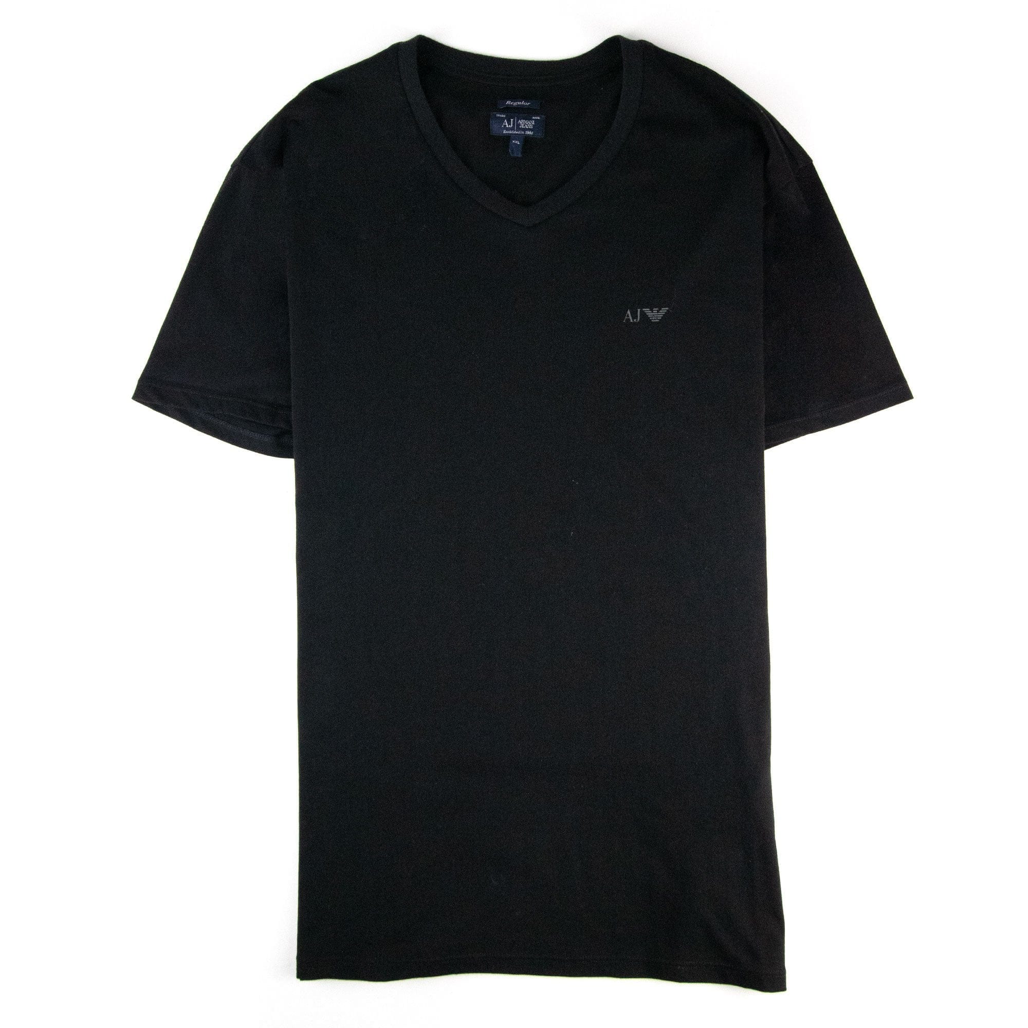 Armani Jeans Aj Eagle Logo T Shirt Black