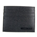 Armani Jeans Metal Logo Card Holder Black