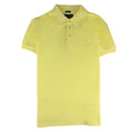 Armani Jeans Aj Eagle Chest Logo S/s Polo Yellow