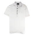 Emporio Armani Embossed Eagle Logo S/s Polo White