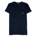 Emporio Armani Eagle Front &amp; Back Logo T Shirt Navy