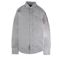 Armani Jeans Aj Embroidered Logo L/s Shirt Dark Grey