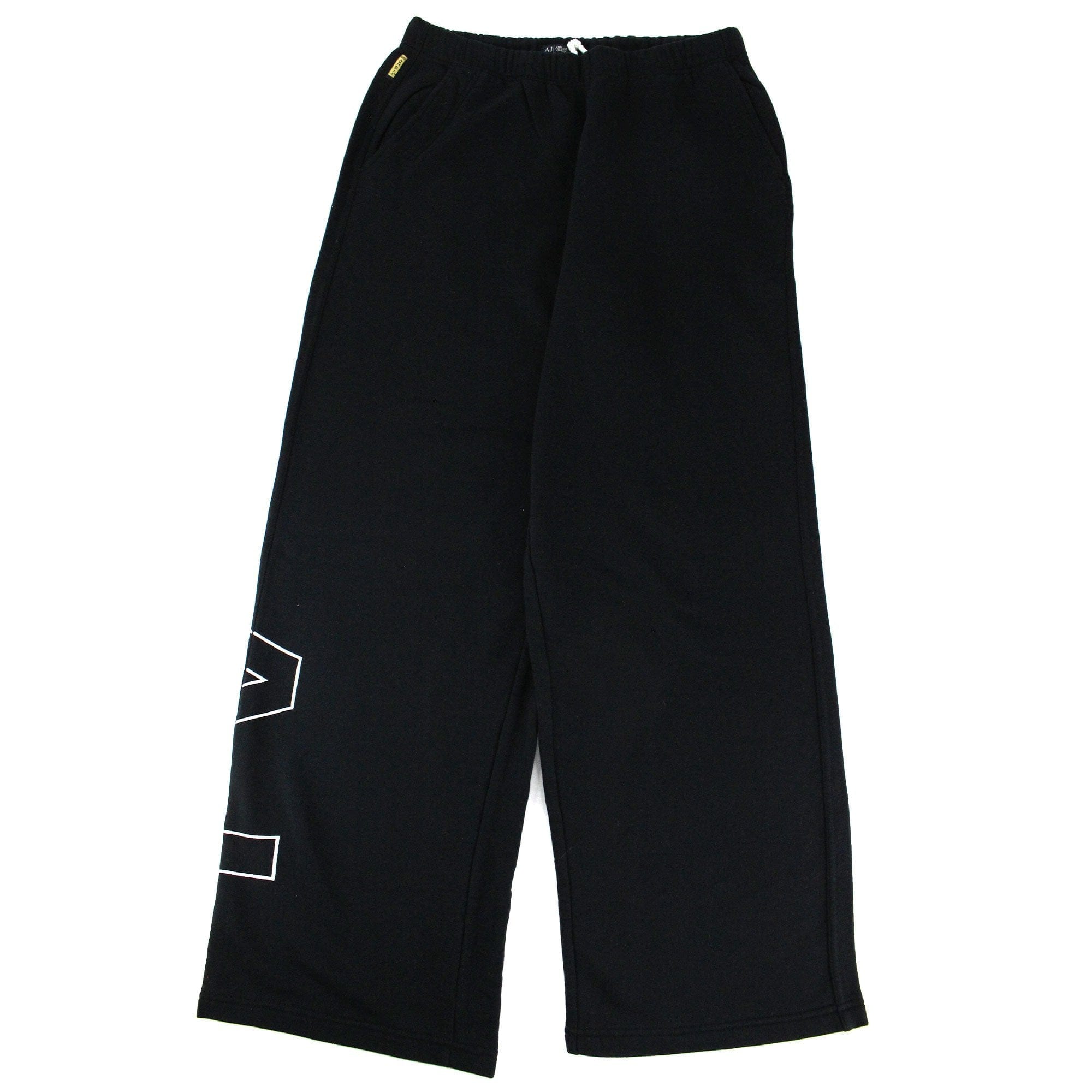 Armani Jeans Aj Logo Straight Leg Jogging Pants Black