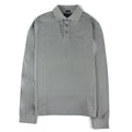 Armani Jeans Aj Eagle Logo Long Sleeve Polo Shirt Grigio Grey