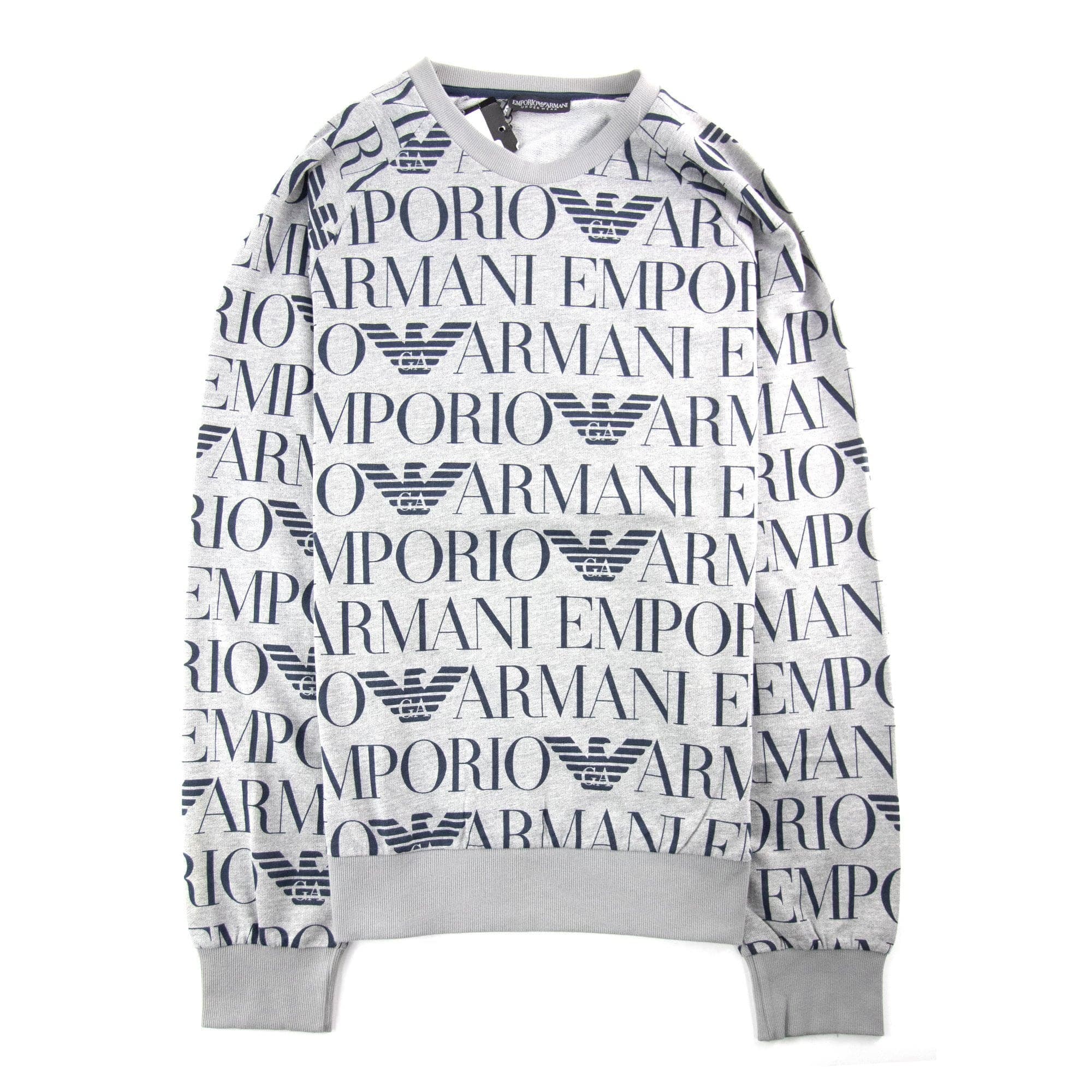 Emporio Armani Loungewear L/s Crewneck Sweater Grey