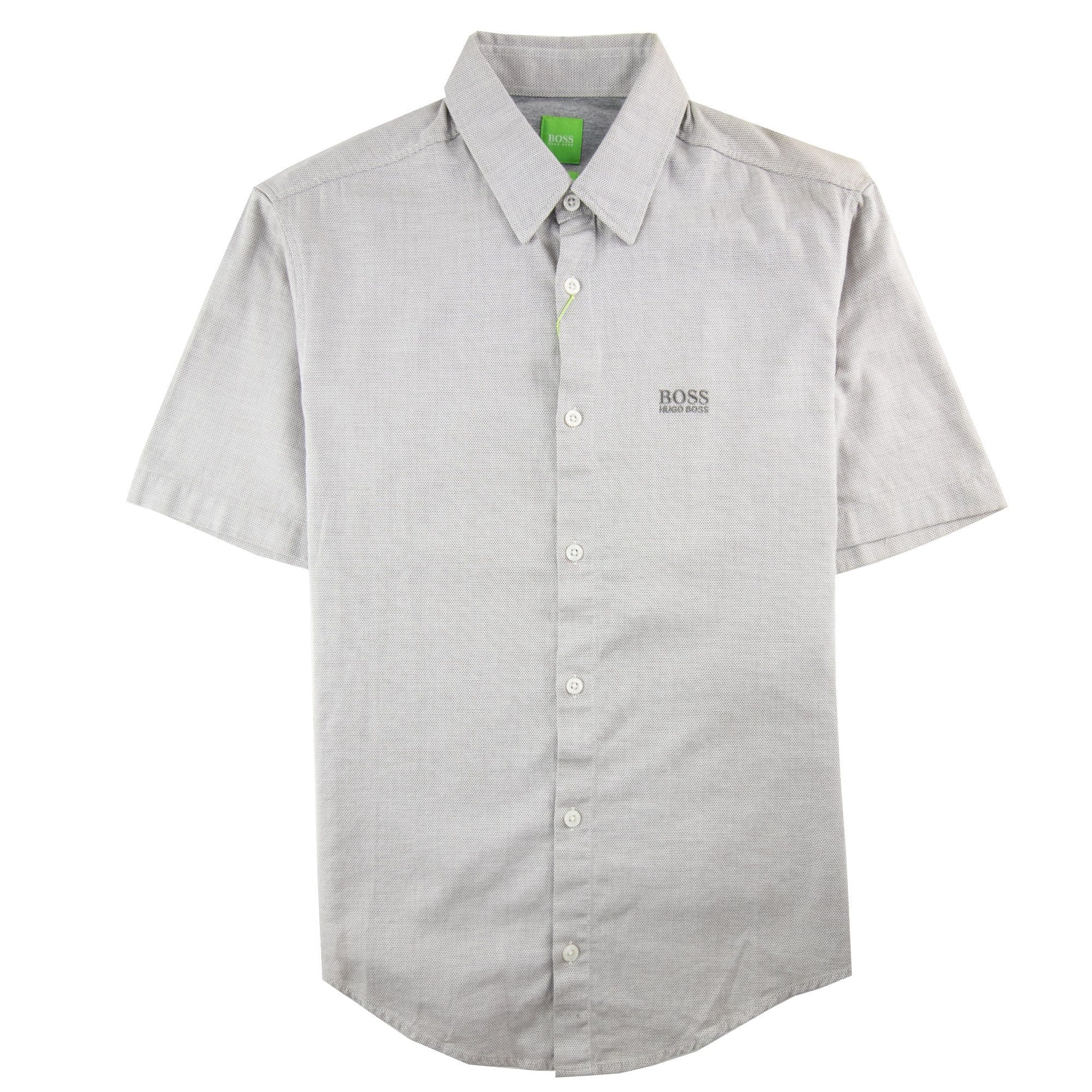 Hugo Boss C-busterino Short Sleeve Shirt Brown