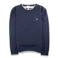 Armani Junior Crewneck Knitted Sweatshirt Navy