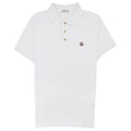 Moncler Manica Cort S/s Polo White 001