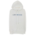 CP Company Logo Print Hooded Sweatshirt White 103