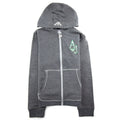 Armani Junior Aj Logo Zip Up Hoody Dark Grey