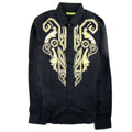 Versace Jeans Stud &amp; Embroidered L/s Shirt Black
