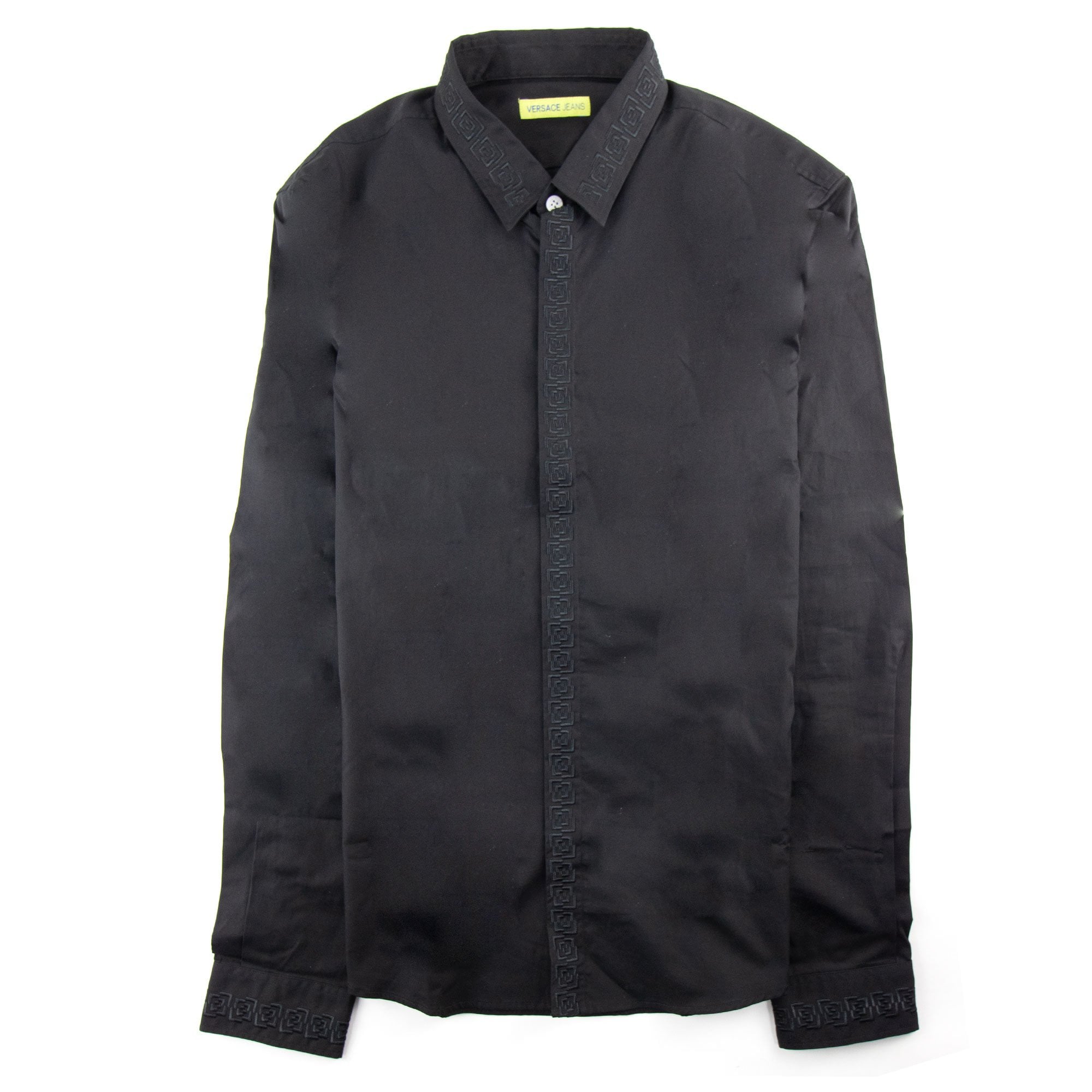 Versace Jeans Embroidered Logo L/s Shirt Black