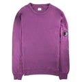 Cp Company Light Fleece Lens Crew Sweatshirt Purple