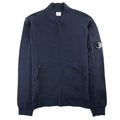 Cp Company Funnel Neck Watch-viewer Lens Zip Up Sweatshirt Navy 888