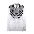 Versace Jeans Geometric Print Popeline Shirt White