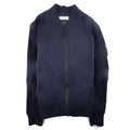 Stone Island Light Soft Shell Grid Bomber Jacket Navy Blue V0020