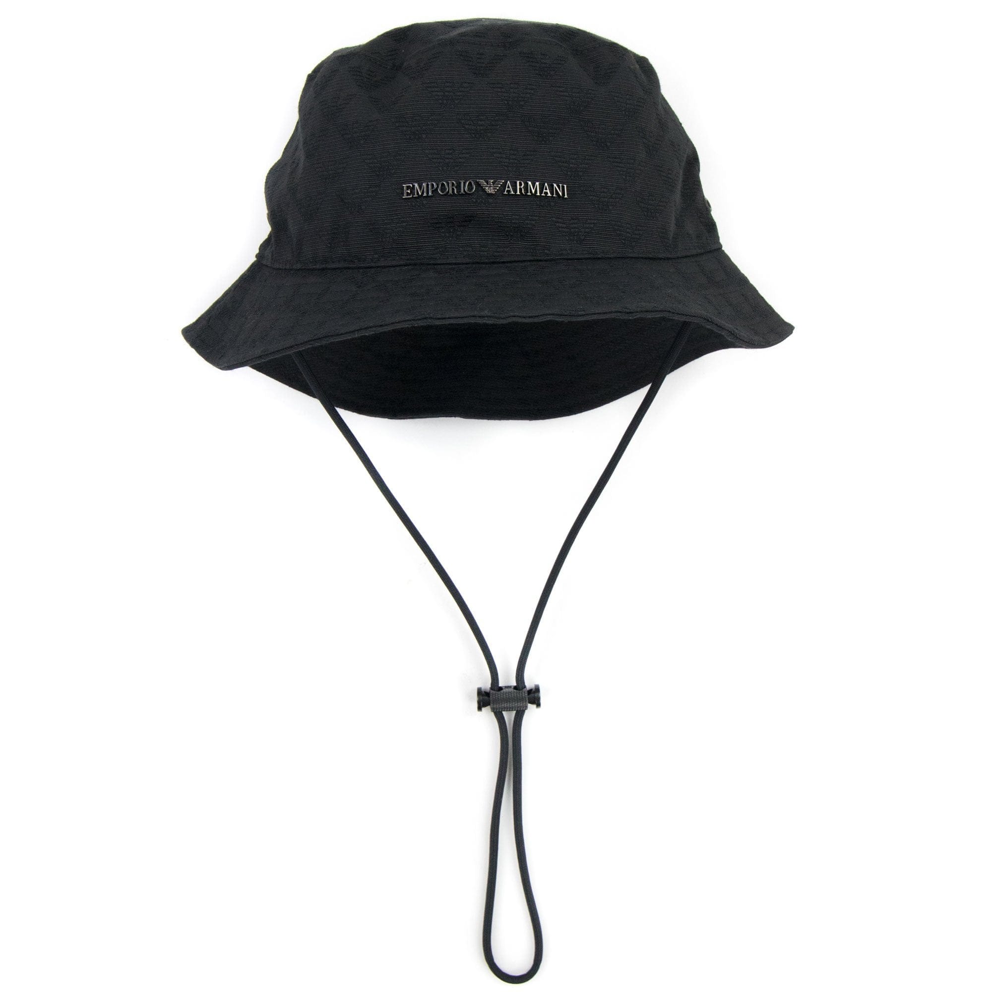 Emporio Armani Eagle Jacquard Hat Black