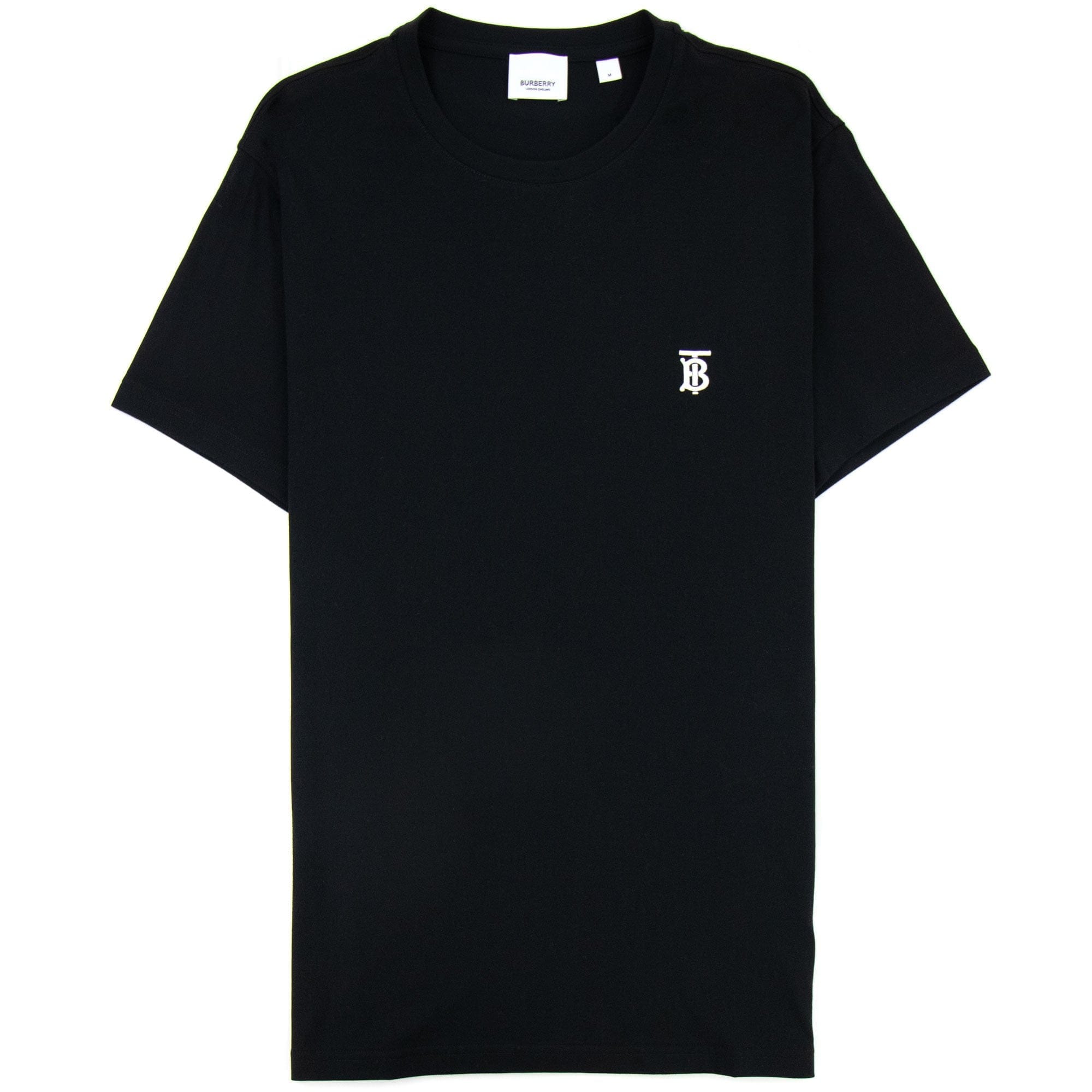 Burberry Monogram Motif Cotton T-shirt Black