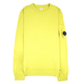 Cp Company Light Fleece Lens Crew Sweatshirt Mustard 328
