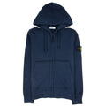 Stone Island 60220 Zip Up Hoodie 60220 Navy Blue V0028