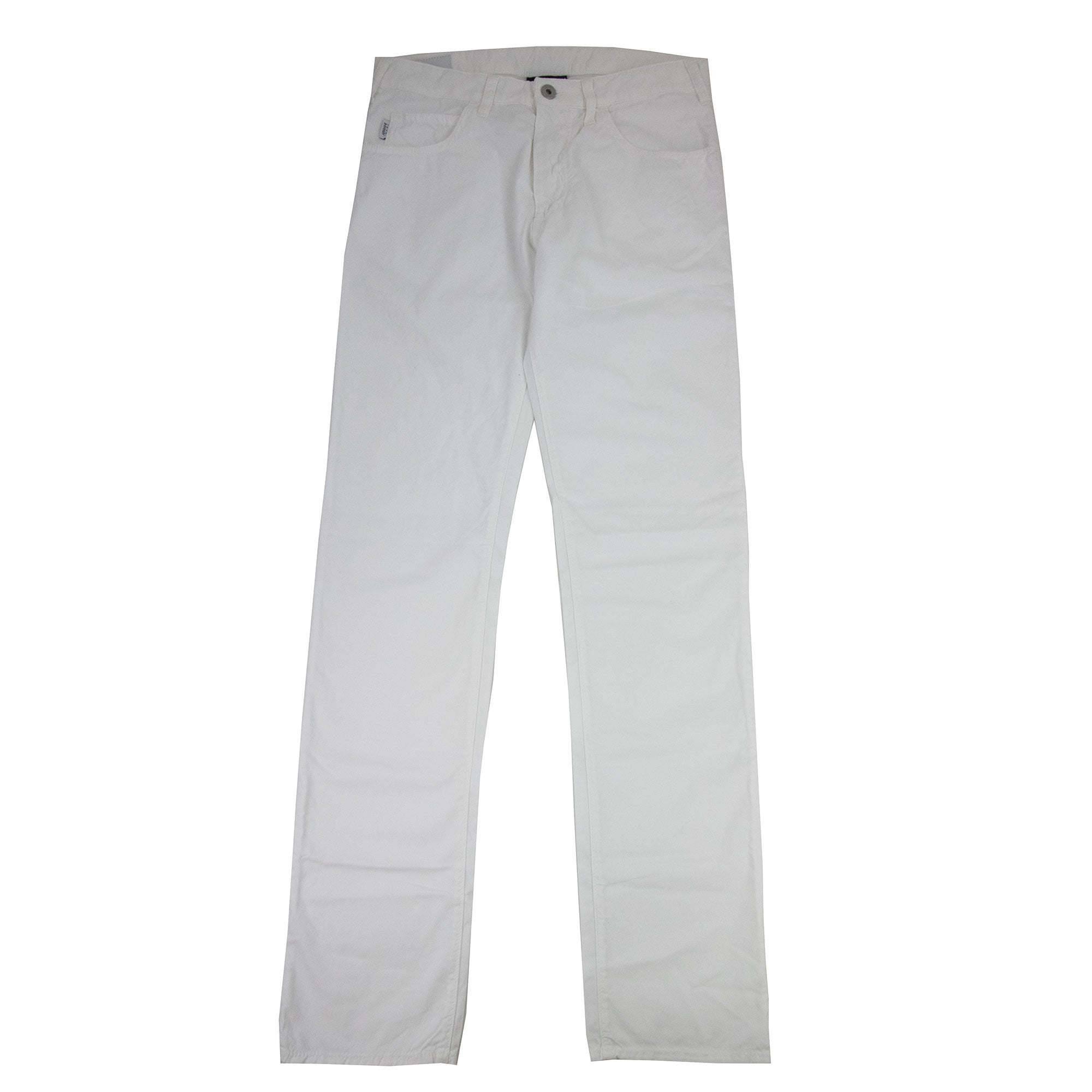 Armani Jeans Gabardine Stretch Bianco Ottico