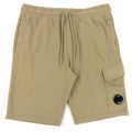 Cp Company Lens Sweat Shorts Brown 329