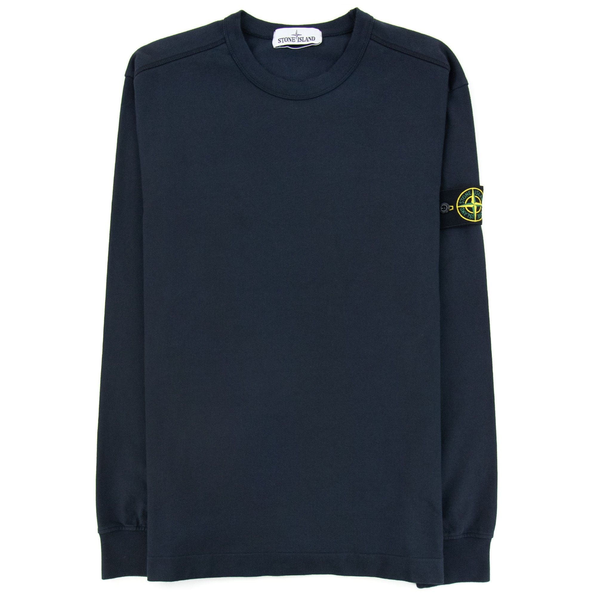 Stone Island Straight Light Weight Crewneck Sweat Navy V0020