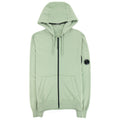 CP Company Light Fleece Hooded Sweatshirt Sage 631