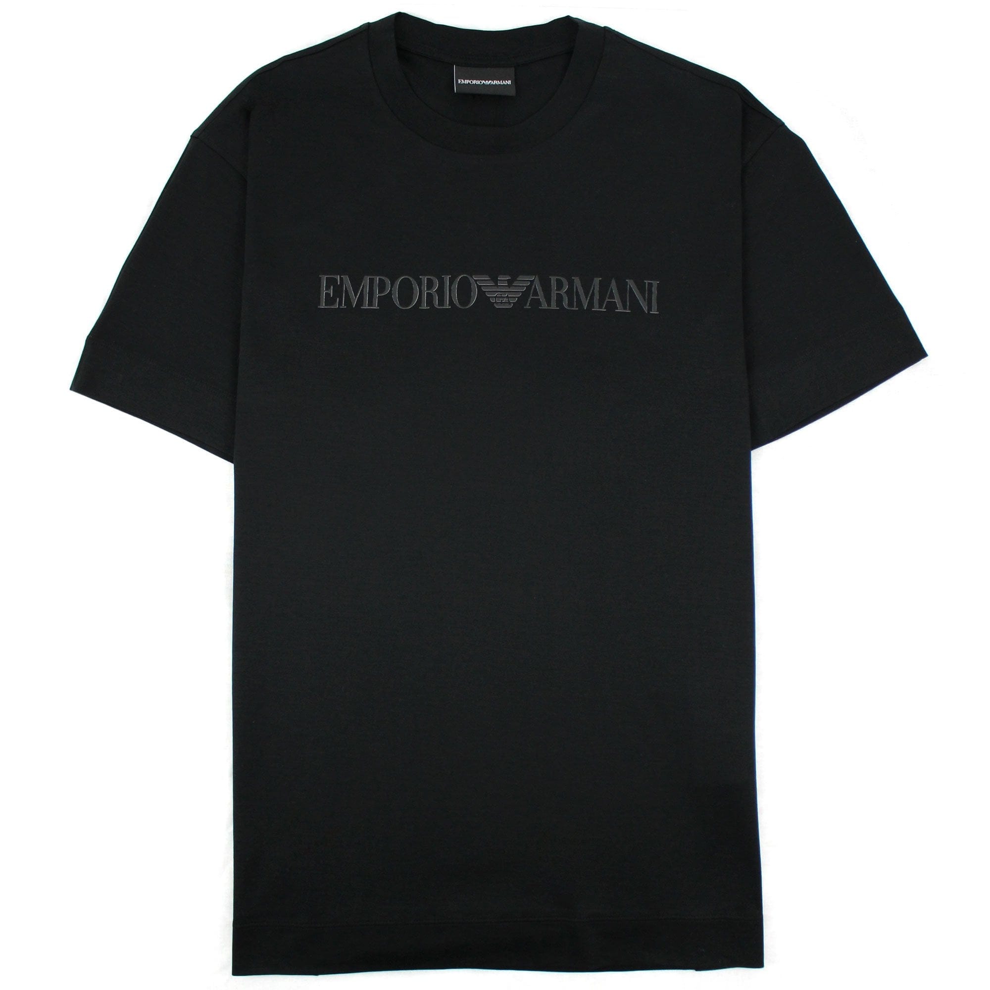 Emporio Armani Tencel Blend T-shirt Black