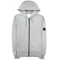 Cp Company Light Fleece Open Hooded Sweatshirt Grey M93